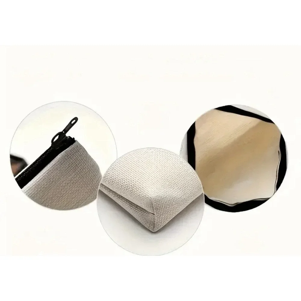 Nurse Inspired Design Accessory Bag with Stethoscope & Coffee Zip Closure